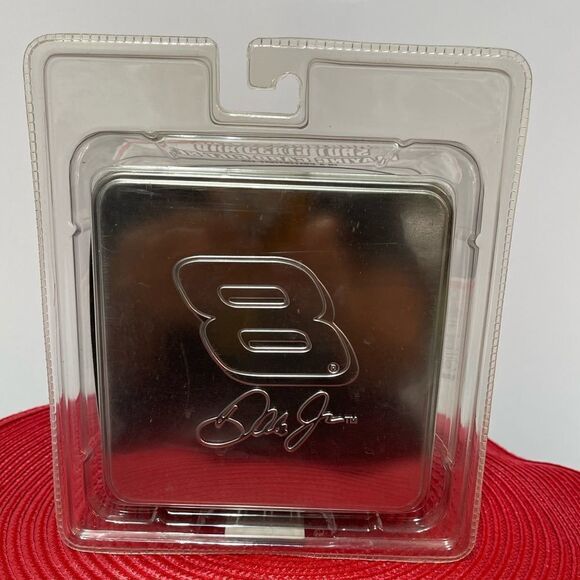 Vintage Dale Earnhardt Jr #8 Winner’s Circle Shot Glasses & Cards in tin NWT - Picture 4 of 8